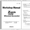 Hitachi Wheeled Excavator ZX160W 1 Shop Manuals 1