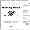 Hitachi Wheeled Excavator ZX180W Shop Manuals 1