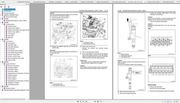 Hitachi Wheeled Excavator ZX190W 3 Shop Manuals 2