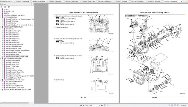 Hitachi Wheeled Excavator ZX190W 3 Shop Manuals 35fe7ac1cbd9ef32a
