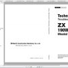 Hitachi Wheeled Excavator ZX190W 5B LBB50 LBB5Z Shop Manuals EN DE 1