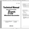 Hitachi Wheeled Excavator ZX210W 1 Shop Manuals 1
