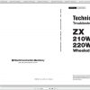 Hitachi Wheeled Excavator ZX210W 3 ZX220W 3 Shop Manuals 12b1966179d0c49d5