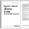 Hitachi Wheeled Excavator ZX210W Shop Manuals 3 1