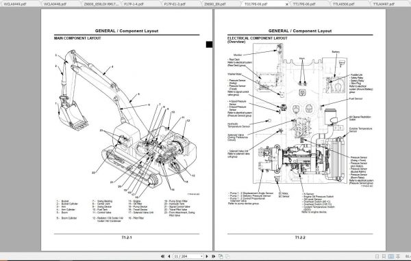 Hitachi Zaxis Excavator 600 650 Series Shop Manuals 2