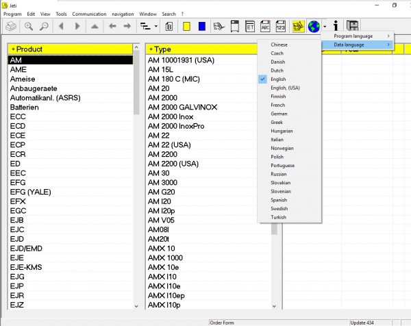 JUNGHEINRICH JETI ForkLift ET v4.36 Updated 434 2021 12.2020 Spare Parts Catalog Full Instruction 3