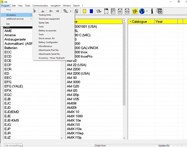 JUNGHEINRICH JETI ForkLift ET v4.36 Updated 434 2021 12.2020 Spare Parts Catalog Full Instruction 4