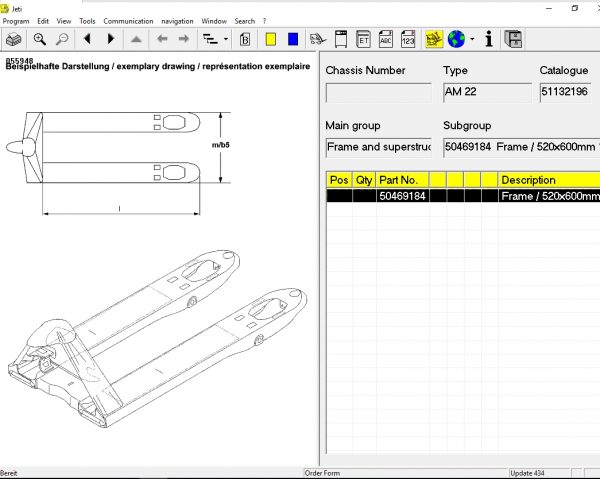 JUNGHEINRICH JETI ForkLift ET v4.36 Updated 434 2021 12.2020 Spare Parts Catalog Full Instruction 6
