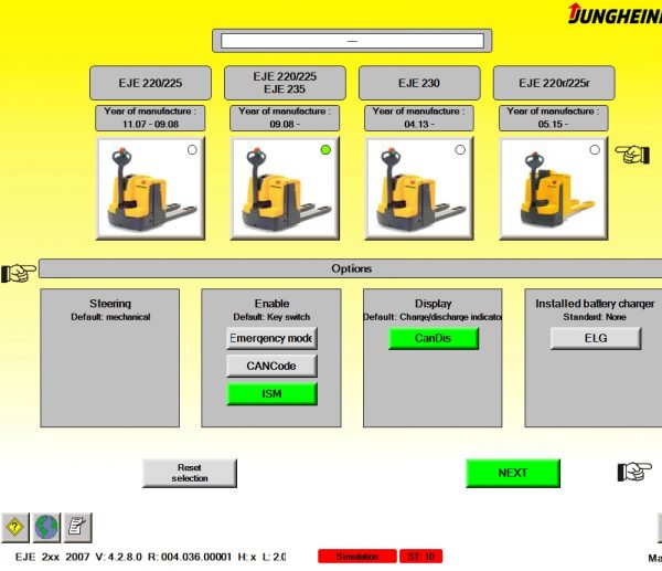 Jungheinrich JETI Judit ForkLift v4.36 2021 07.2020 Full Diagnostic Software 7