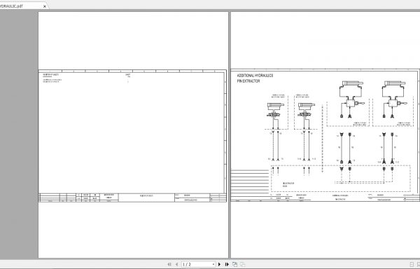 Liebherr Crawler Crane LR1600 600 Ton Electrical Hydraulic Diagram 5 1
