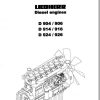 Liebherr Diesel Engine D904 D926 Service Manual 1