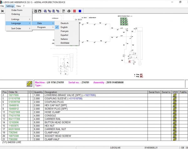 Liebherr Lidos COTLBHLFRLHBLWELWT Online EPC Service Document Updated 01.2021 10