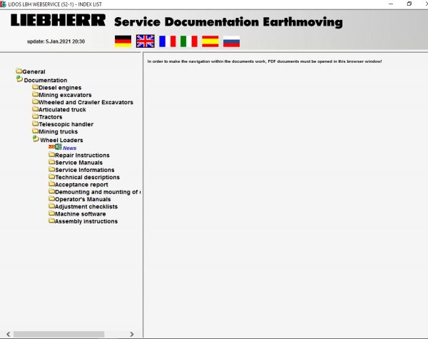 Liebherr Lidos COTLBHLFRLHBLWELWT Online EPC Service Document Updated 01.2021 14