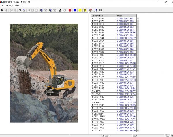 Liebherr Lidos EPC Parts and Service Documentation Offline 01.2021 3 1