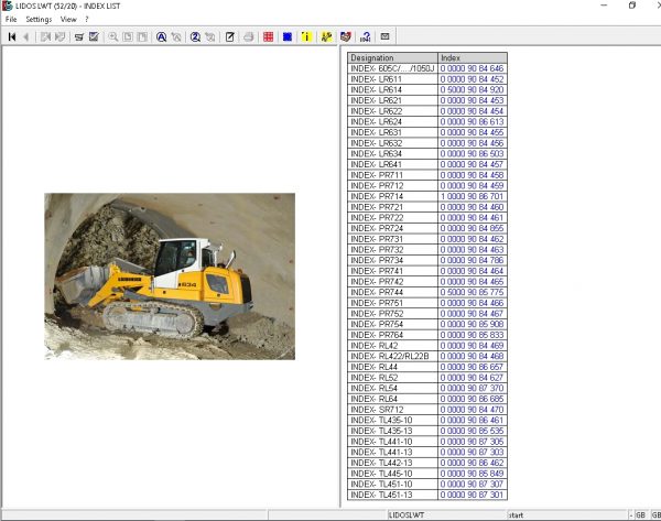 Liebherr Lidos EPC Parts and Service Documentation Offline 01.2021 5