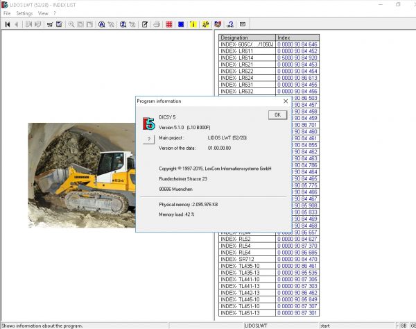 Liebherr Lidos EPC Parts and Service Documentation Offline 01.2021 6