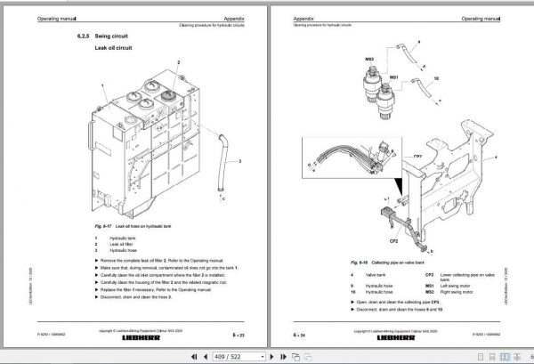 Liebherr Mining Crawler Excavators R9250 437 Operating Manuals 3