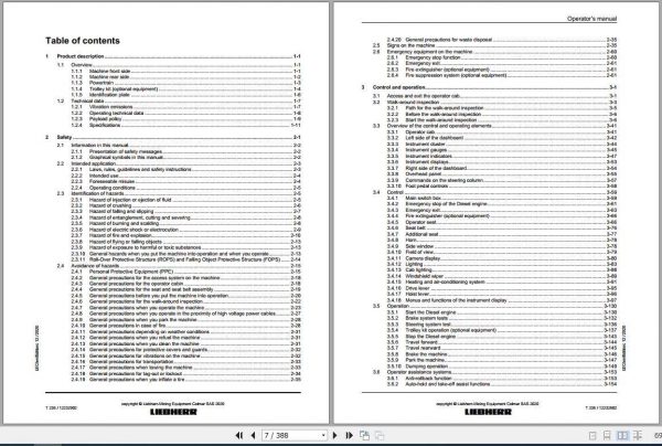 Liebherr Mining Truck T236 Operators Manual 2