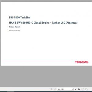 MAN BW Diesel Engine 6S60MC C Tanker LCC Training Manual 1