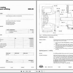MAN BW Diesel Engine Exhaust Gas Turbocharger Technical Documentation 2