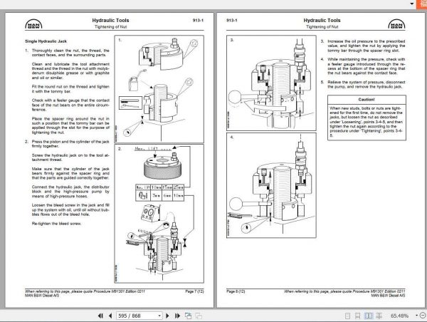 MAN BW Diesel Engine K 80 MC C Maintenance Manual 3