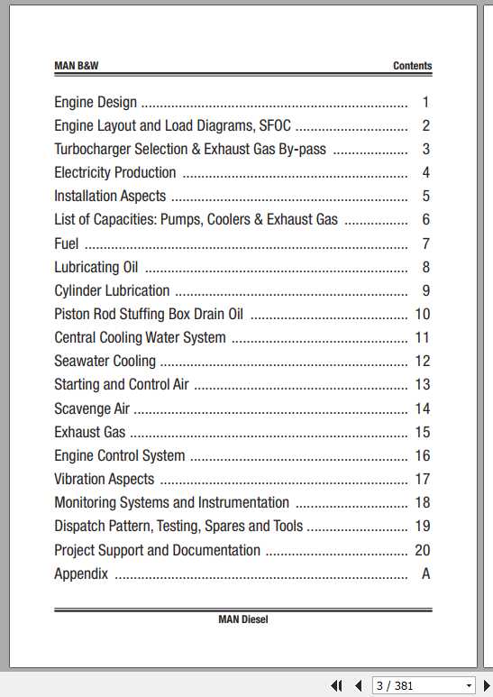 MAN BW Diesel Engine K90MC C6 TII Project Guide Manual 2
