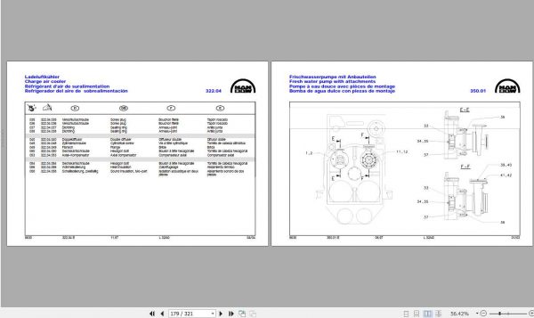 MAN BW Diesel Engine L32 L40 Spare Parts Catalogue 3