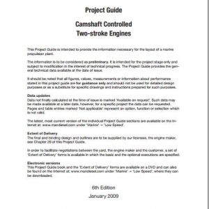 MAN BW Diesel Engine L35MC6 Project Guide Manual 1