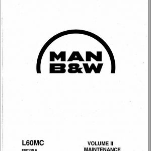 MAN BW Diesel Engine L60MC Maintenance Manual 1