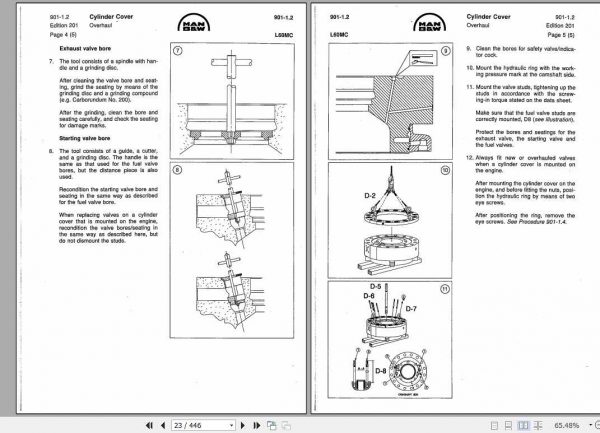 MAN BW Diesel Engine L60MC Maintenance Manual 2