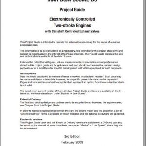 MAN BW Diesel Engine S35ME B9 Project Guide 2009 1