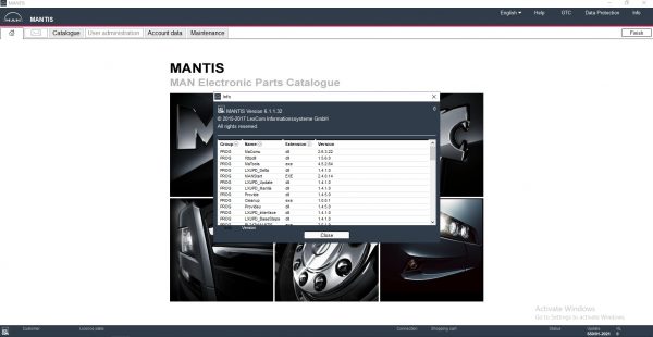 MAN Mantis v650 EPC 2021 01.2021 Spare Parts Catalogue 2