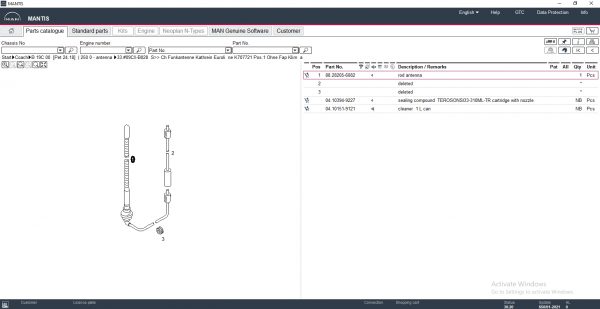 MAN Mantis v650 EPC 2021 01.2021 Spare Parts Catalogue 3