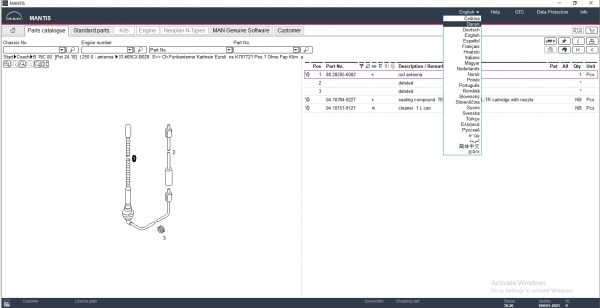 MAN Mantis v650 EPC 2021 01.2021 Spare Parts Catalogue 5