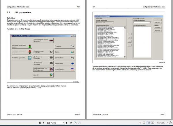 MTU Diesel Electronic Engine Control Unit ECU 7 ADEC Technical Documentation 2007 2