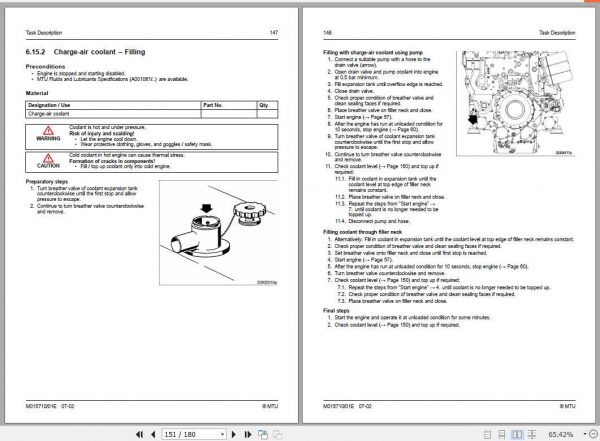 MTU Diesel Engine 12 V 16 V V 4000 G23 G83 Technical Manual 3