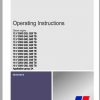 MTU Diesel Engine 12V 16V 18V 2000 G25 G85 Operating Instructions 1