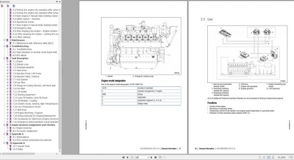 MTU Diesel Engine 12V2000P12 16V2000P12 Operating Instructions MS150025 02E 2