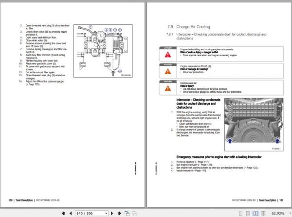 MTU Diesel Engine 16V 4000 G23 G83L Operating Instructions 2