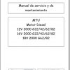 MTU Motor Diesel 12V 16V 18V 2000 G22 G82 Maintenance Manual DE 1