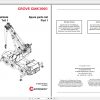 Manitowoc Grove Cranes All Models Updated 01.2021 Spart Parts Manual DE PDF DVD 2