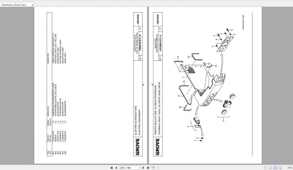 Manitowoc Grove Cranes All Models Updated 01.2021 Spart Parts Manual DE PDF DVD 3