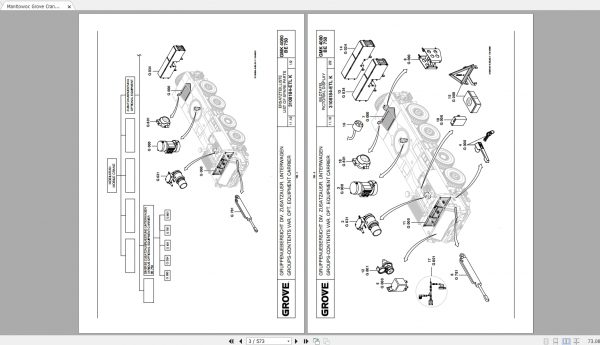 Manitowoc Grove Cranes All Models Updated 01.2021 Spart Parts Manual DE PDF DVD 5