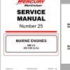 Mercury Mariner Engine 25 GM V 6 262 CID4.3 Service Manual 1