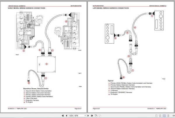 Mercury Mercruiser Marine Engine 22 D2.8L D4.2L D Tronic Service Manual 3