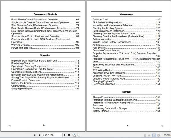 Mercury Mercruiser Marine Engine 225 250 300 Verado FourStroke Service Manual 2