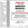 Mercury Mercruiser Marine Engine 23 GM V8 454 CID7.4L 502 CID 8.2L Service Manual 1