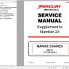 Mercury Mercruiser Marine Engine 24 Supplement GM V 8 377 CID 6.2L Service Manual 1