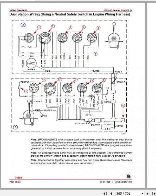Mercury Mercruiser Marine Engine 25 GM V 6 262 CID 4.3L Service Manual 3