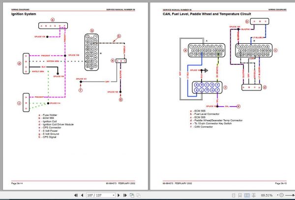 Mercury Mercruiser Marine Engine 36 ECM Diagnostics Service Manual 2